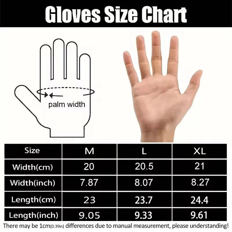 Men's Women's Winter Warm Touch Screen Gloves Windproof Cold-proof Cycling Running Hiking Skiing Gloves