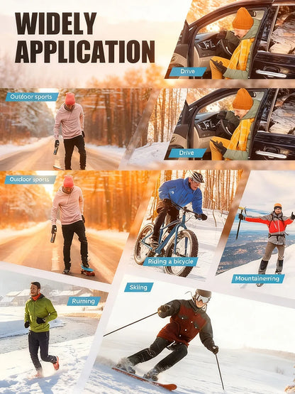 Men's Women's Winter Warm Touch Screen Gloves Windproof Cold-proof Cycling Running Hiking Skiing Gloves